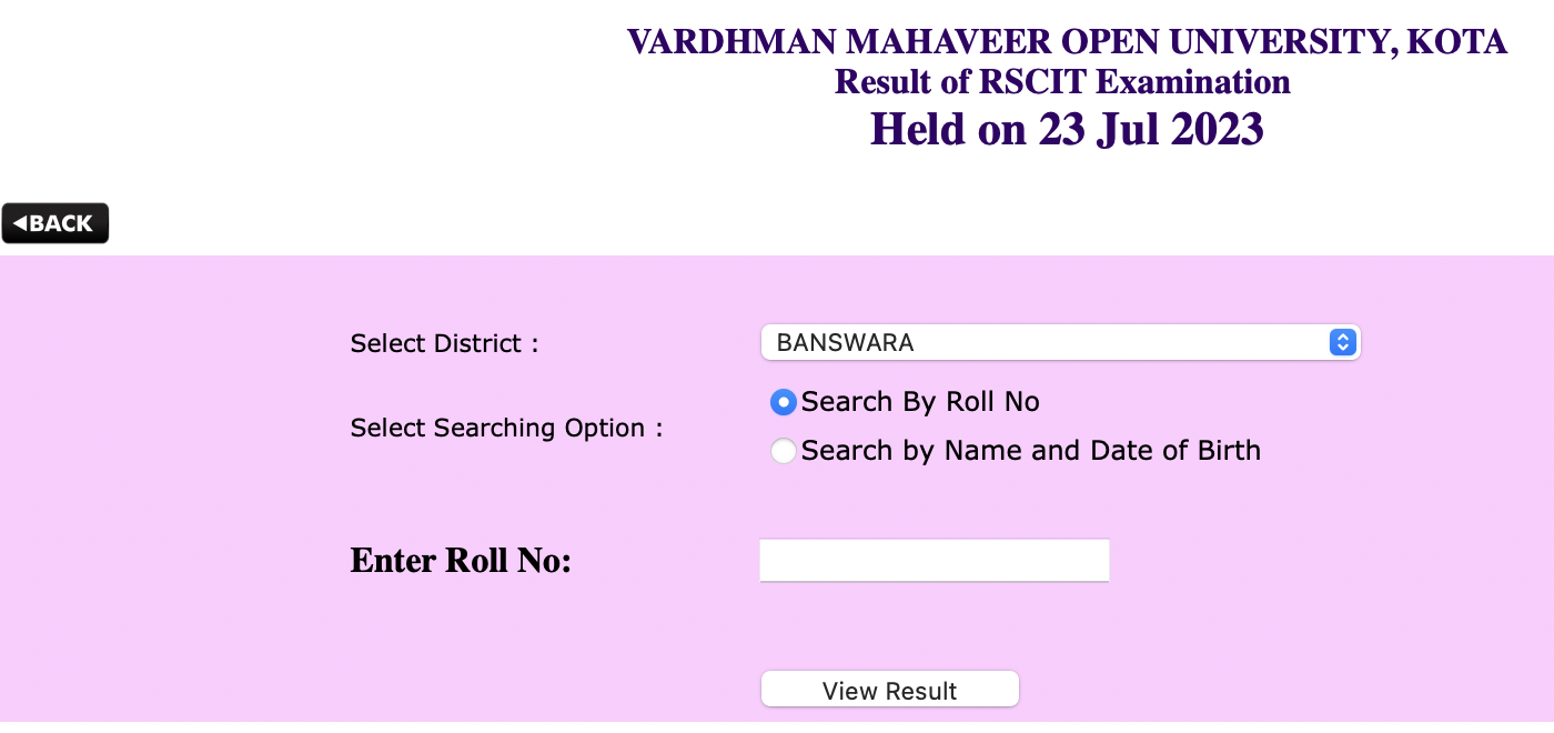 RSCIT Result 4 & 18 January 2024