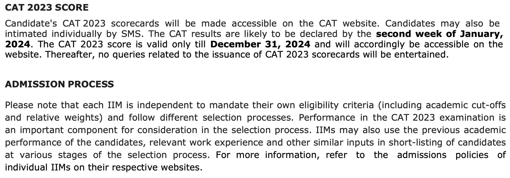 CAT Answer Key 2024 Slot 1, 2 & 3 Response Sheet Pdf Download iimcat