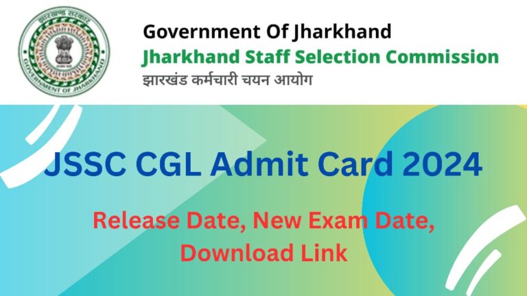 JSSC CGL Admit Card 2024