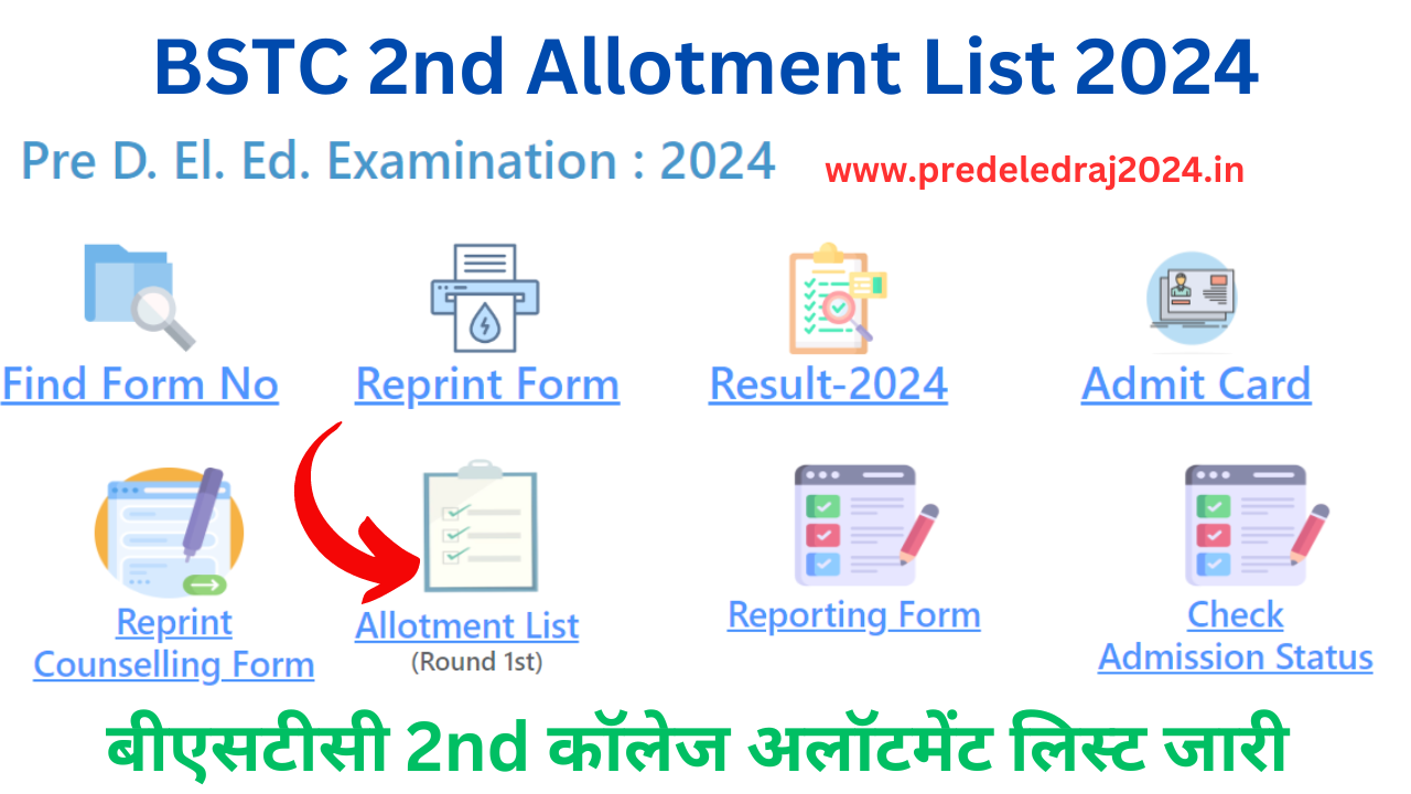 BSTC 2nd List 2024